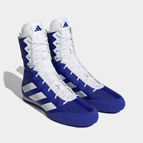 Adidas/阿迪达斯正品新款BOX HOG 4男女高帮室内拳击运动鞋HP9612 - 图0