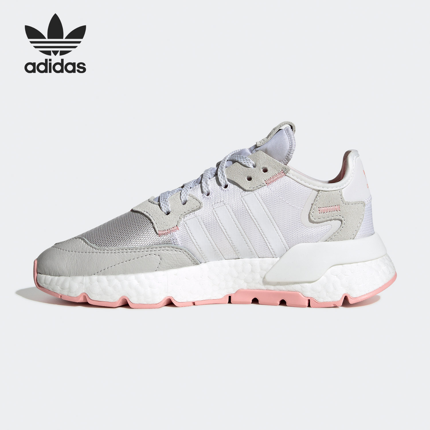 Adidas/阿迪达斯正品三叶草 NITE JOGGER W 男女经典休闲鞋FV4136 - 图1