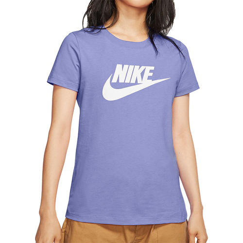 Nike/耐克正品大LOGO 女子休闲运动圆领短袖T恤 BV6170-569 - 图3