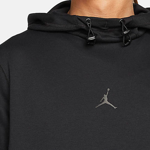 Nike/耐克JORDAN黑灰男子休闲保暖连帽宽松运动卫衣DA9850-010 - 图0