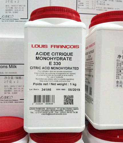 法国原装进口LOUIS FRANCOIS柠檬酸食品添加剂100G食用柠檬酸包邮 - 图1