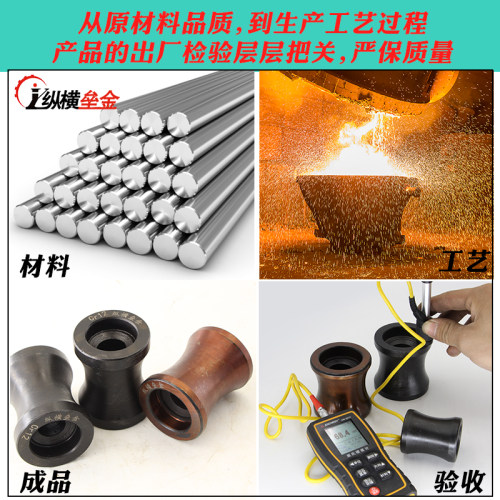 钢筋调直机调直轮耐磨滚轮滚筒矮校直轮滚珠高千万吨轴承钢洛硅材 - 图2