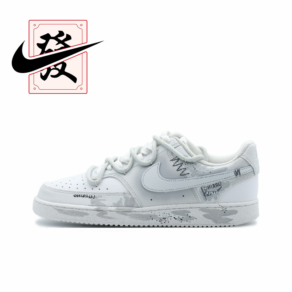 【定制球鞋】欣亮体育 Court Vision 1 机械魔灵 星际迷航 做旧 - 图0