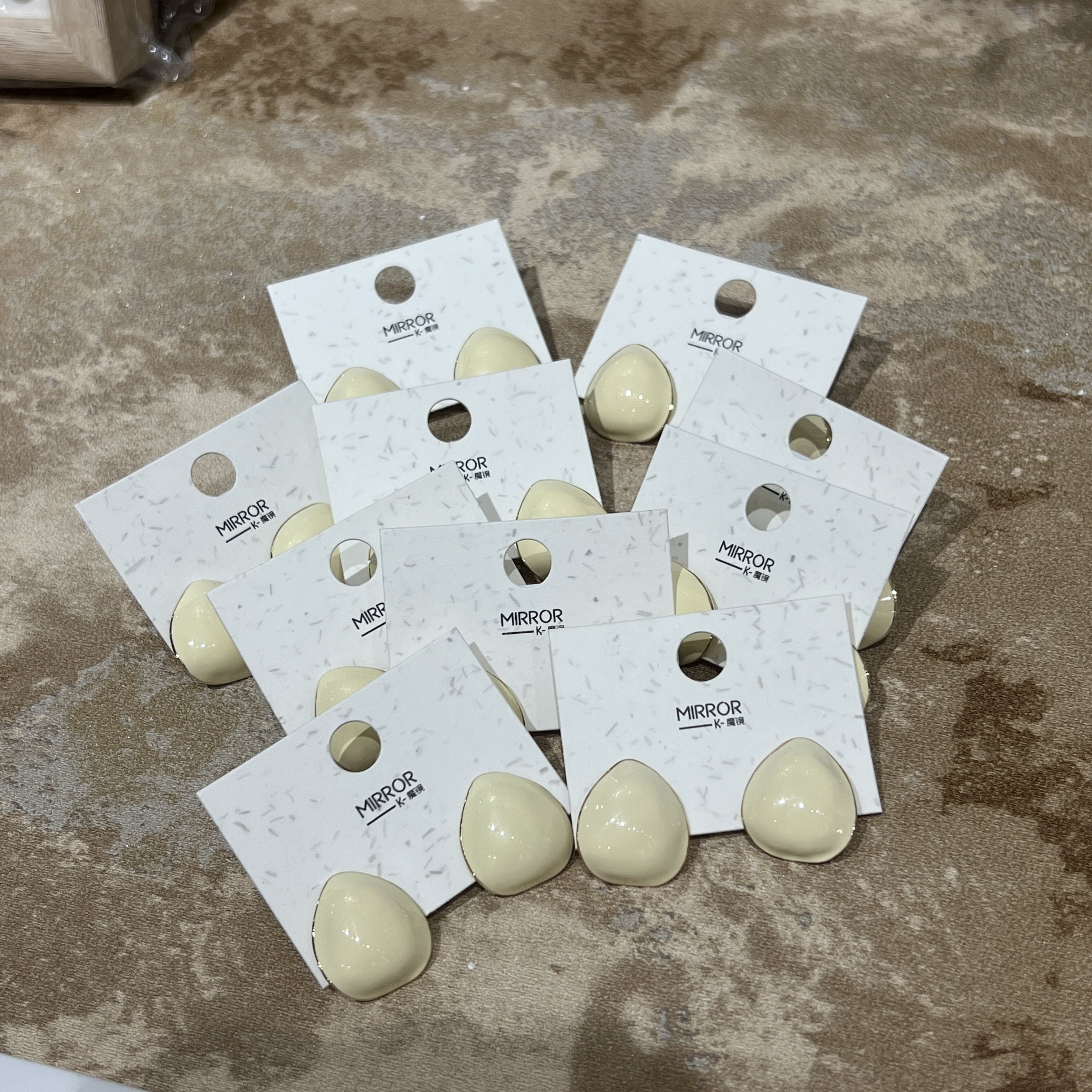 欧美复古简约几何滴釉耳环时尚轻奢高级感气质百搭耳钉港风耳饰潮,淘宝优惠券,粉丝福利购,淘宝优惠卷