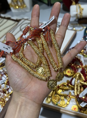 新中式轻奢沙金盘缠手工编织手链女时尚气质百搭复古精致马年手绳