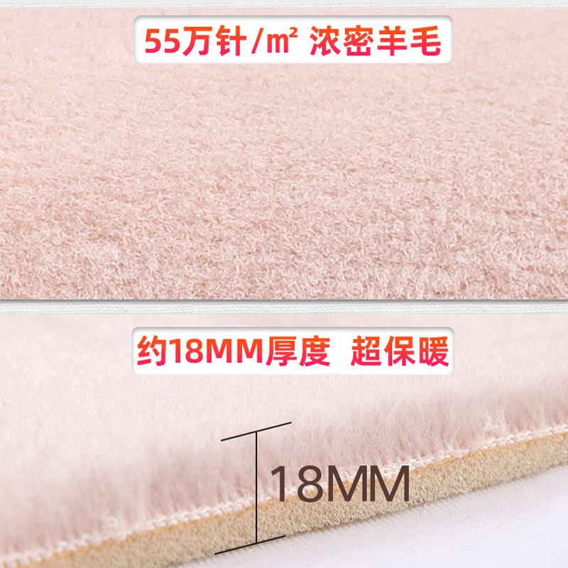 尼罗河冬季羊毛汽车坐垫短毛绒速腾迈腾途观L宝马5奥迪锐界座椅套 - 图1