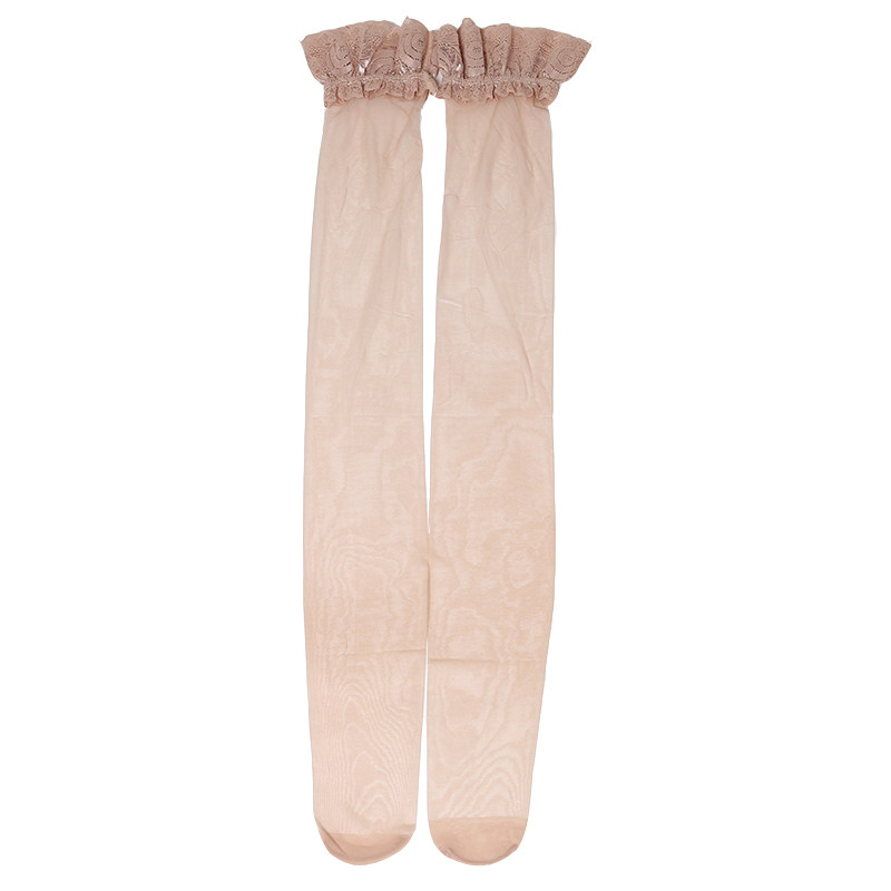 丝滑蕾丝长筒丝袜黑丝大腿根部半截超薄夏季过膝高筒袜女透明性感,淘宝优惠券,粉丝福利购,淘宝优惠卷