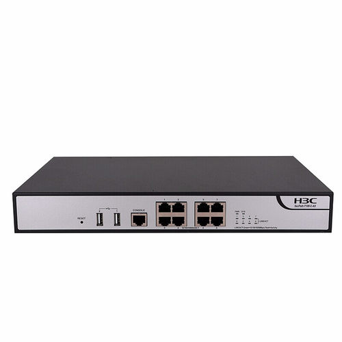 专票H3C华三 F100-C-A3 企业级8口千兆防火墙桌面型高性能多业务一体化安全网关 带机量50-70 - 图0