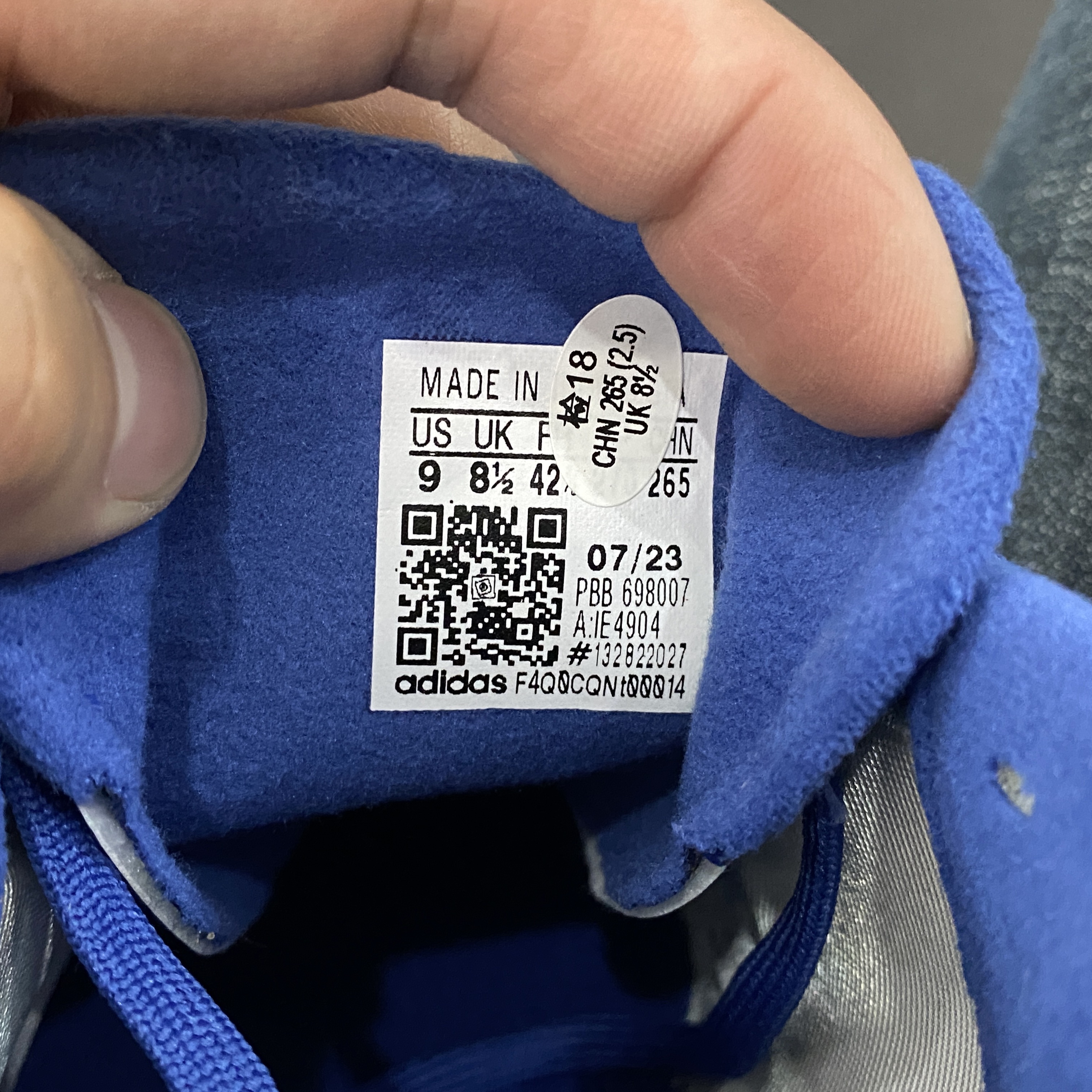 Adidas阿迪达斯运动鞋TF钉鞋23年冬季男子场地足球鞋IE4904-图3