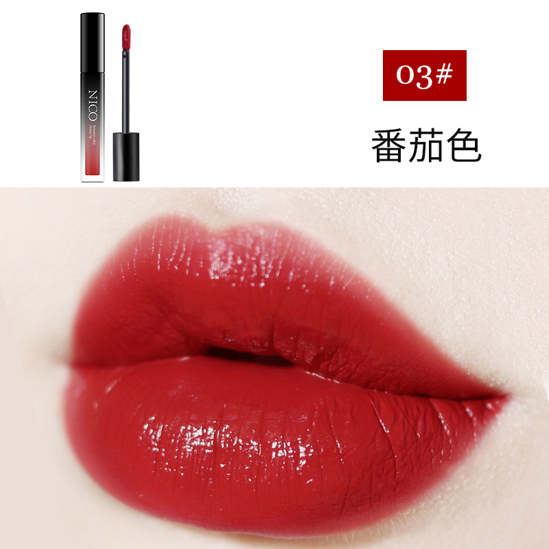 nico旗舰店Nico丝绒雾面哑光唇釉持久不易脱色唇彩唇蜜学生款口红平价小众女1