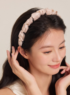 奇美拉雪纺轻纱显发量高颅顶发箍