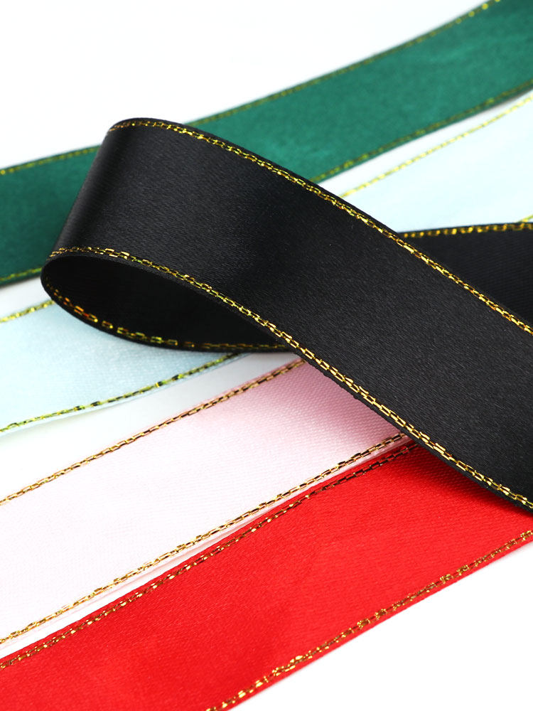 彩带双金边丝带2.5cm厘米宽蛋糕缎带包装织带涤纶水果绸带布材料,淘宝优惠券,粉丝福利购,淘宝优惠卷