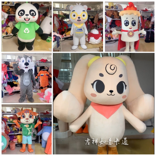 定做公仔卡通行走人偶服装定制高端雕刻吉祥物头套玩偶来图订制 - 图1