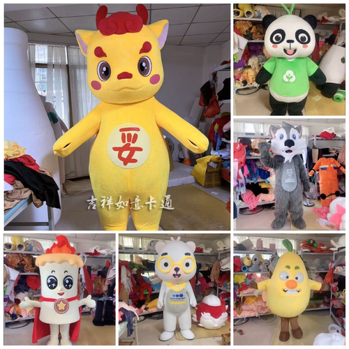 定做公仔卡通行走人偶服装定制高端雕刻吉祥物头套玩偶来图订制 - 图2