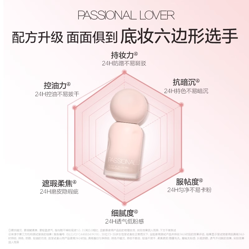 【直播专享】 PL蹭不掉粉底液4.0油皮遮瑕保湿柔雾持妆自然清透O - 图0