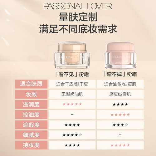 PL看不见粉霜干皮遮瑕服帖自然油皮持妆扒脸不脱妆哑光磨皮不假面 - 图0