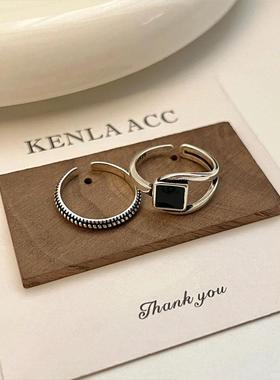 复古做旧甜酷风小众设计感戒指