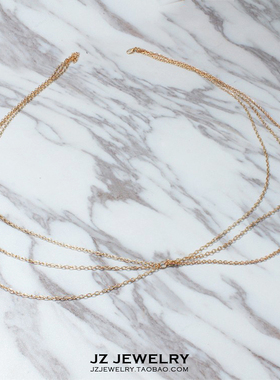 JZ欧美性感多层腰链女