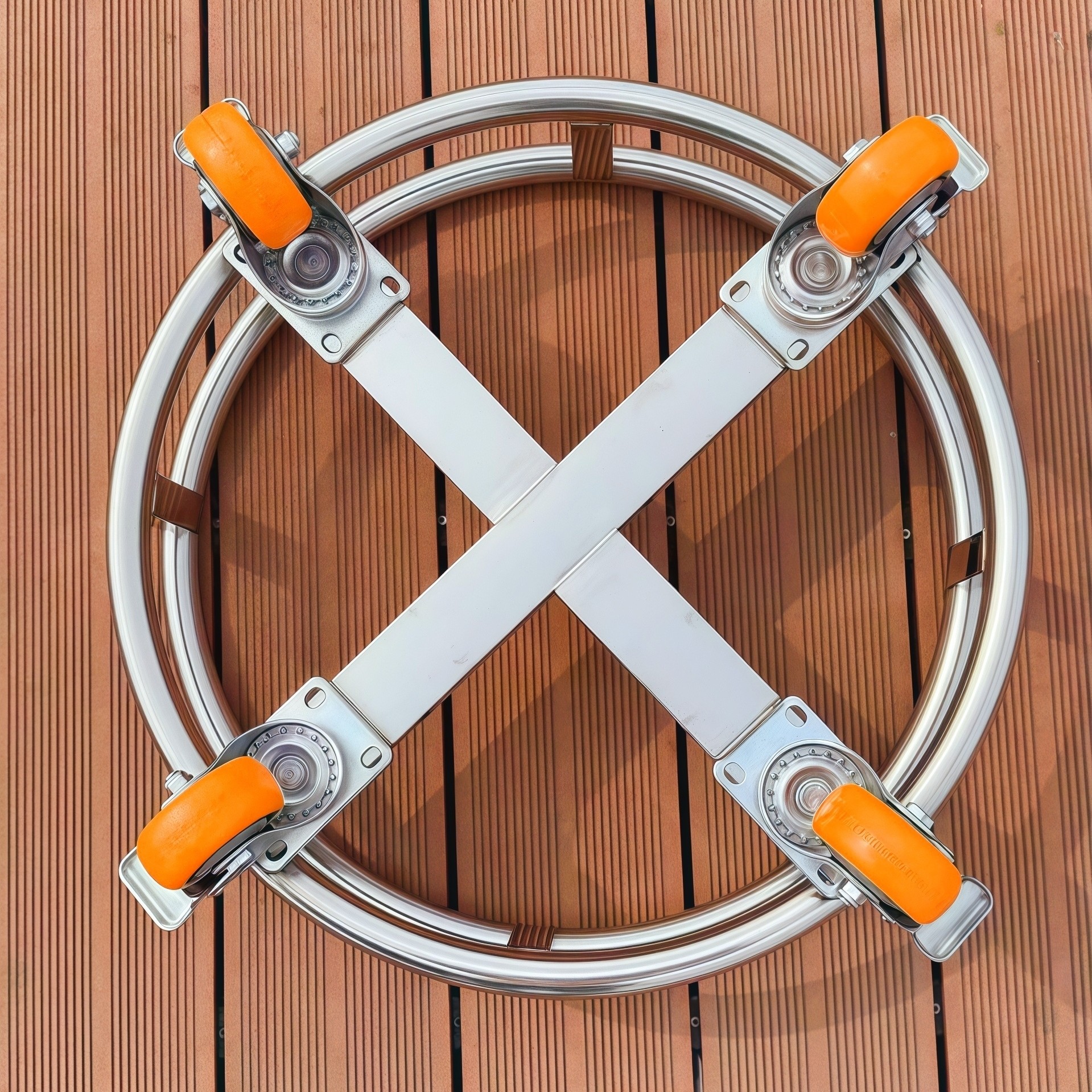 加厚不锈钢带轮子置物架周转车汤桶保温桶可移动架子煤气盆景底座,淘宝优惠券,粉丝福利购,淘宝优惠卷