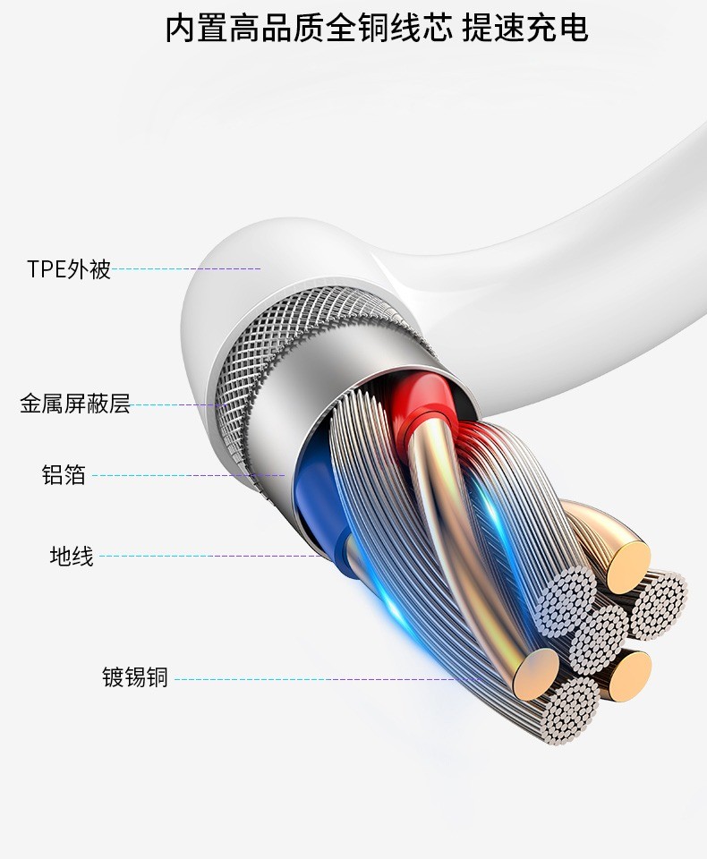 美的超声波迷你清洗机家用眼镜自动洗隐形眼镜盒仪器充电线数据线