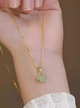 不锈钢链条锆石项链保色3个月