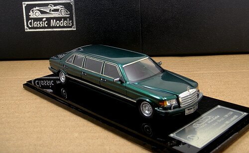 ATC车模 Mercedes-Benz 1：43梅赛德斯奔驰 W126系列500SEL 1985 - 图0