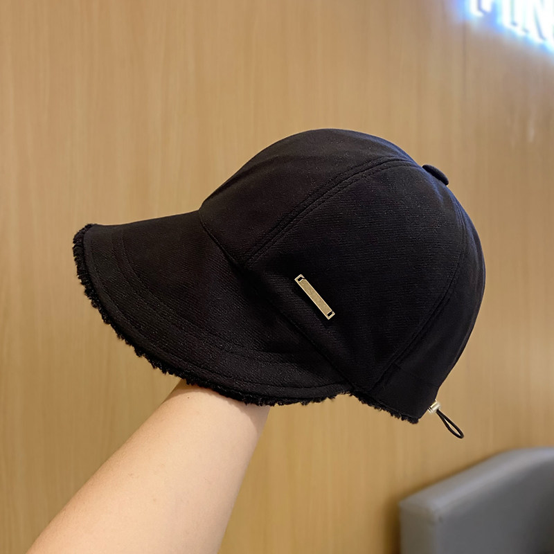 冬季新品加绒鸭舌渔夫帽女潮韩版休闲百搭出游保暖盆帽显脸小帽子,淘宝优惠券,粉丝福利购,淘宝优惠卷
