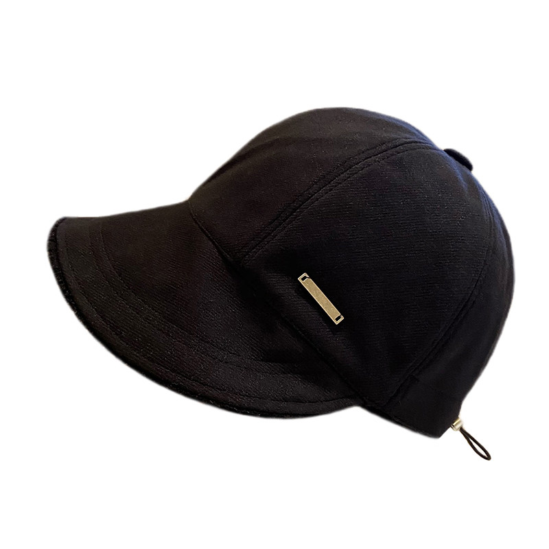 冬季新品加绒鸭舌渔夫帽女潮韩版休闲百搭出游保暖盆帽显脸小帽子,淘宝优惠券,粉丝福利购,淘宝优惠卷