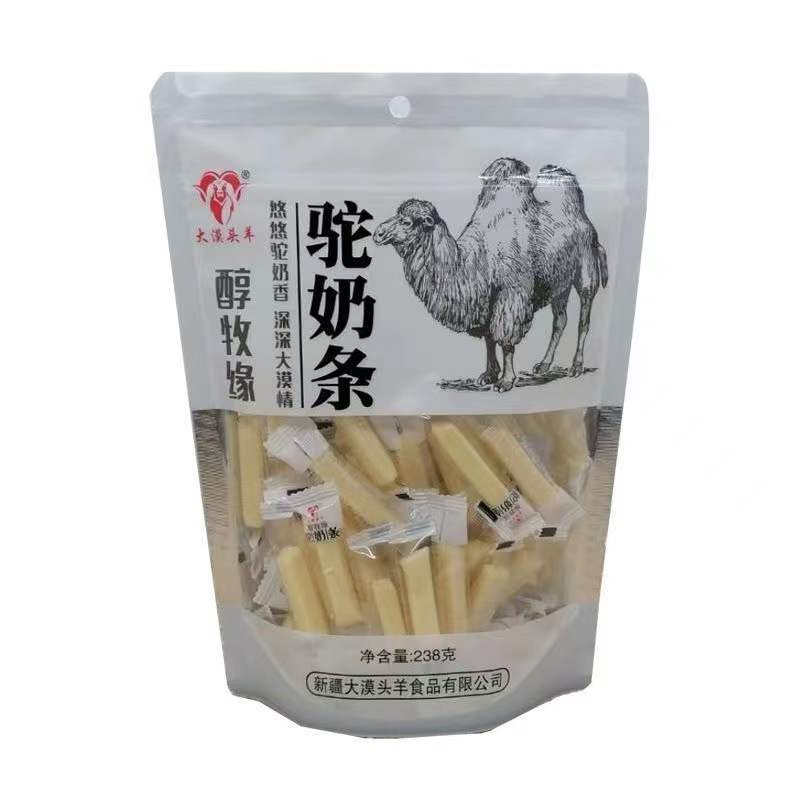 新疆特产原味驼奶条大漠头羊醇牧缘独立小包装便携散装儿童小零食