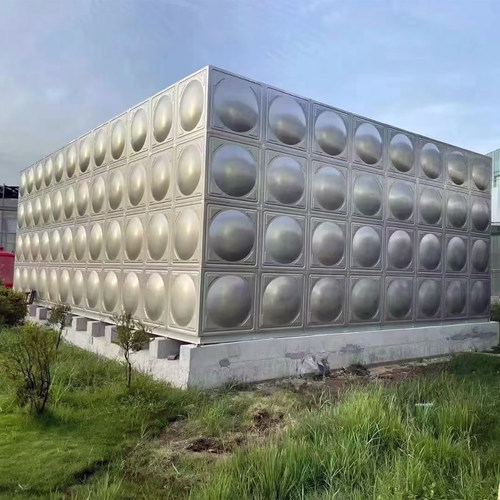 消防水箱300立方户外储水罐200吨养殖组合水塔100T楼顶不锈钢水箱 - 图0