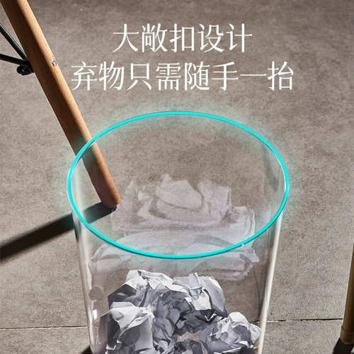 Прозрачное вместительное и большое мусорное ведро для домашнего использования для гостиной для коммерческого использования