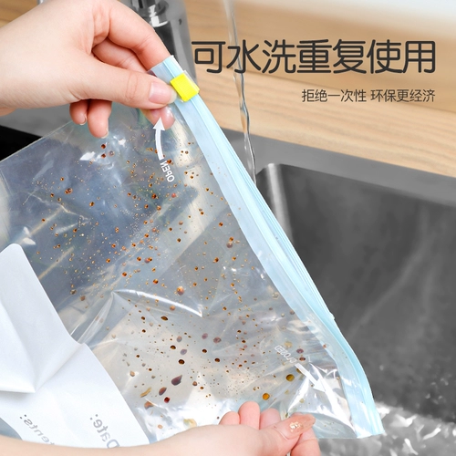 Ёмкость для хранения молока для домашнего использования, герметичный мешок с молнией, система хранения, увеличенная толщина