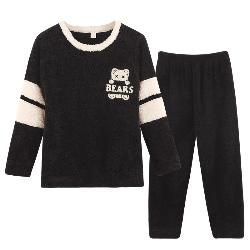 特大码冬季加绒加厚卡通睡衣胖MM女士加大肥200斤珊瑚绒法兰套装3,淘宝优惠券,粉丝福利购,淘宝优惠卷