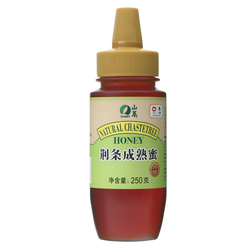 中粮山萃蜂蜜百花洋槐枣花荆条椴树成熟蜜尖嘴小瓶便携挤压多花蜜 - 图1