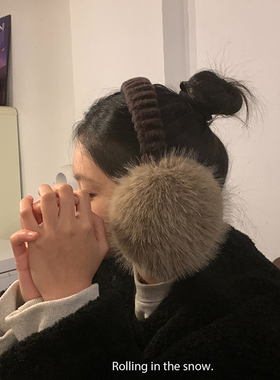 保暖防寒毛绒耳罩可爱耳捂子冬季