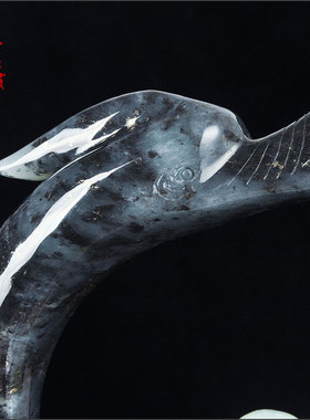 悟道中华龙天然玉石家居装饰品