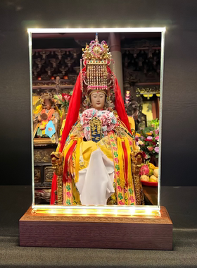 妈祖精美发光纪念摆台