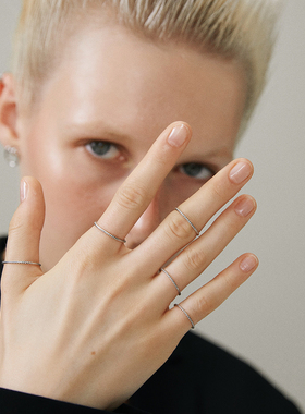 星空物语chic925原创银戒指