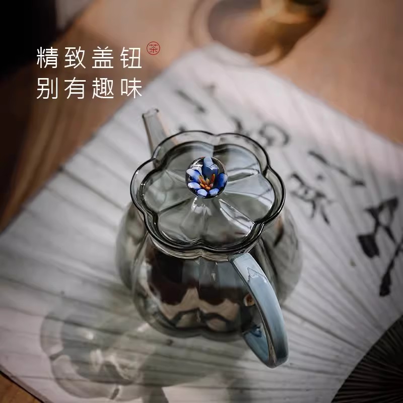 日式茶壶玻璃高档耐高温带过滤闷茶壶泡茶壶单壶个人专用功夫茶具