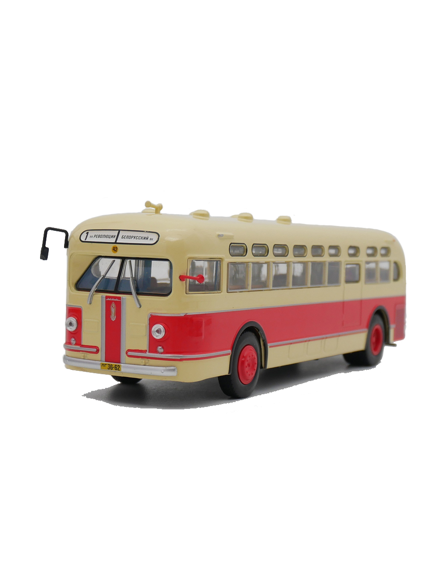 ixo 1:43 ZIS 154 1946吉斯巴士苏联大客车合金汽车模金属玩具车 - 图3