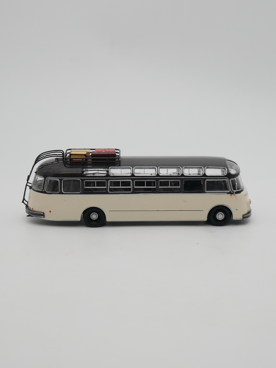 ixo 1:43 ISOBLOC 648 DP 1955法国巴士大客车汽车模型玩具车 - 图1