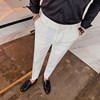 Casual nine-point trousers for men with slim fit and slim fit