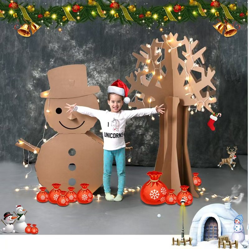 纸板立体树手工制作diy材料大圣诞树3幼儿园布景儿童纸箱拼装模型,淘宝优惠券,粉丝福利购,淘宝优惠卷