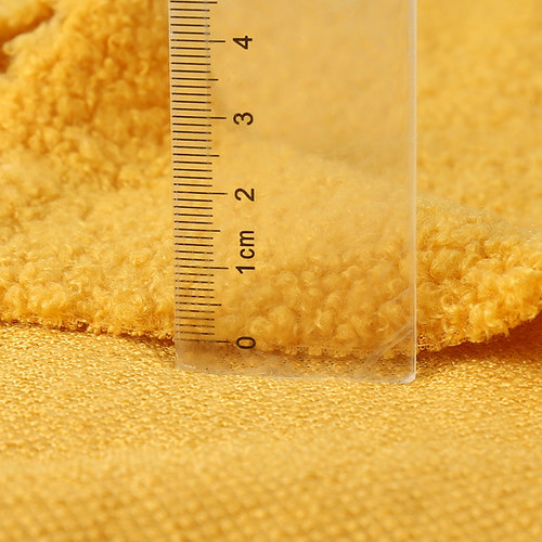 泰迪绒布料小颗粒羊圈绒面料沙发仿羊绒圈圈保暖服装玩具手工布料 - 图2