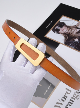 女款真皮皮带复古牛皮女士腰带女休闲牛仔裤装饰百搭女装裤带