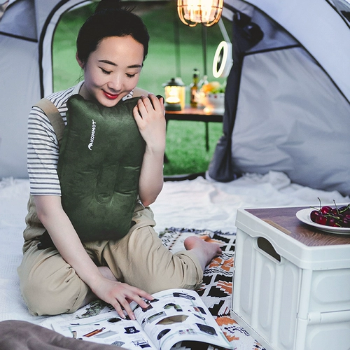 Надувная дорожная подушка для кемпинга для сна, портативный автоматический надувной поезд для путешествий, самолет