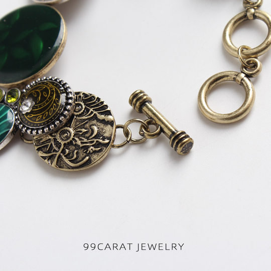 99 carat European and American style medieval women's bracelet