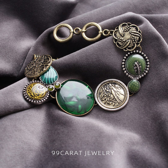 99 carat European and American style medieval women's bracelet