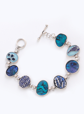 99克拉女合金贝壳纸手链