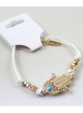 克拉欧美风饰品金色多层手链